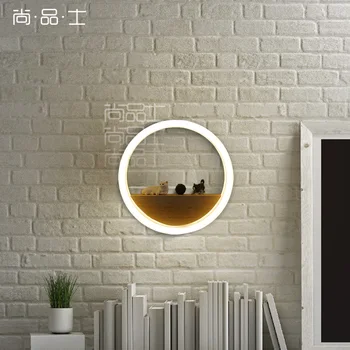 D20/D30/D40mm Modern Wall Sconce 90~260V 12W Wooden Wall Lamp Bedside Lamp Led Bedroom Lighting For Living Room Sconce WWL040