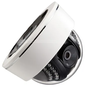 720P Plastic Dome Day/Night 3.6mm Security HD IP 1.0MP Camera Two-way Audio