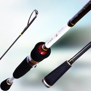 Lure fishing rod 2.1m 2016 new design carbon superhard Ultralight fast 3options spining handle ML/casting handle M or MH