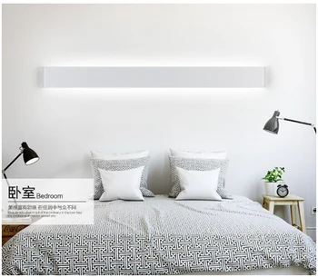 Aluminum&acryl black/white led wall lamp bathroom mirror light living room bed room 20W/61cm IP65 AC95-265V indoor light 1755