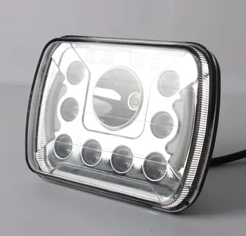 55W sealed beam 7inch rectangle 5 X 7 7x6 truck replacement Headlights high/low beam for van Lorry off-road vehicles
