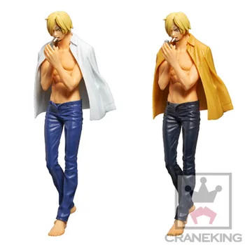 17cm Japanese original anime figure the naked Sanji action figure collectible model toys for boys