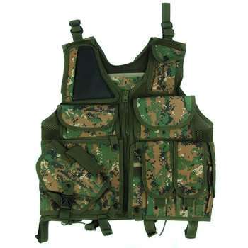 Male Outdoor Hunting Camping Multi Pocket Vest Men's Military Army Vest Airsoft Tactical Combat Hunting Vest Camouflage Vest