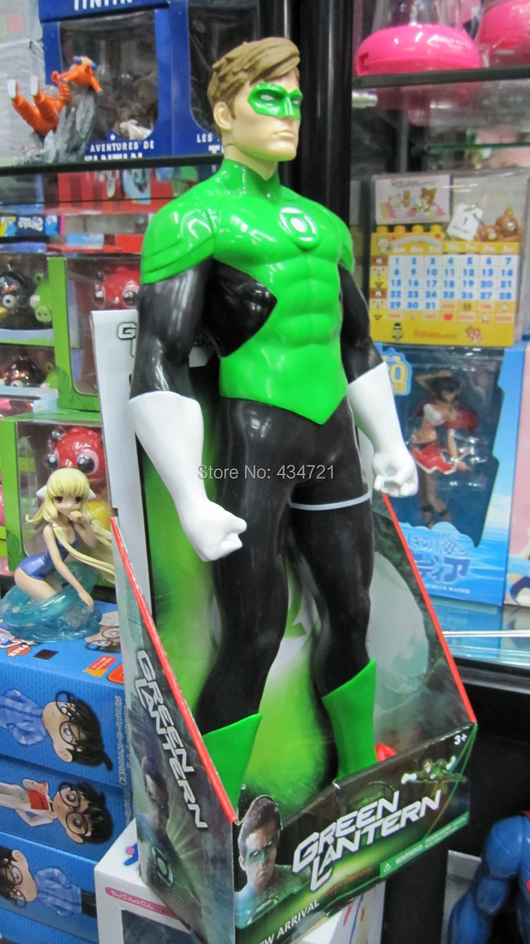Hot  DC Comic Classic Superhero Green Lantern Alan Scott 50CM Huge Figure Toys New Box