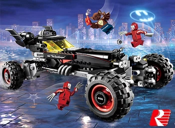 CHINA BRAND bricks toy DIY Building Blocks Compatible with Lego BATMAN MOVIE The Batmobile 70905