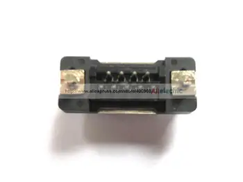 30 Pcs PCB D Sub 9 Pin Male Connector DP9 DIP Black