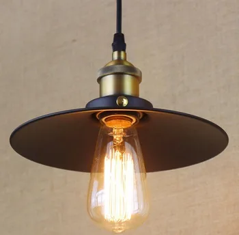 American Loft Iron Art Pendant Lights Simple Industrial Vintage Lighting For Living Dining Room Hanging Lamp Lamparas Colgantes