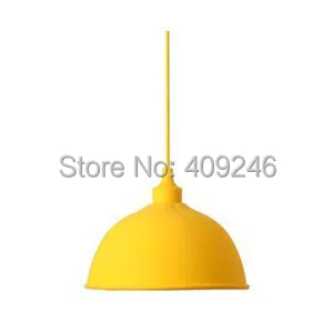 Muuto DIY Color Silicone Holder PP Pendant Light Hanging Wire E27 Led Bulb Droplight Ceiling Lamp Home Decor Kid's Bedroom Light