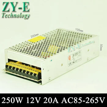 250W 12V 20A Switching led DC Power Supply non-waterproof led driver for 3528/5050 LED strip light block power