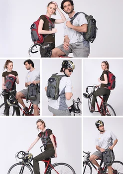 Maleroads Profession Riding Backpack Bicycle Rucksack and 2L water bag TPU Bladder Hydration Cycle Bag ride bag cycle backpack