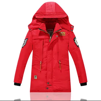 Male child ultra long wadded jacket outerwear medium-long thickening child down cotton child cotton-padded jacket cotton-padded