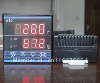 THC-0348 1/16 (48*48mm) Digital Temperature and Humidity Controller with Relay output and Power 110V to 220V AC