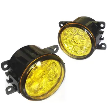 For Subaru JUSTY III  2003 High Bright LED Fog Lamps Golden Eye Yellow Glass Car Styling Refit