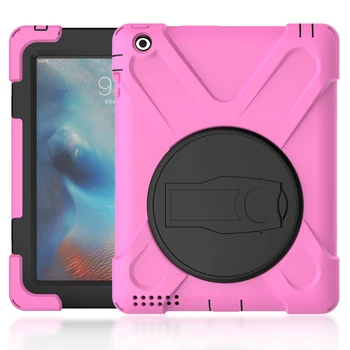 Full Body Protective Case For Apple iPad 4 3 2 Impact Resistant Hybrid Three Layer Heavy Duty Armor Defender Cover for iPad4