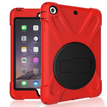 RYGOU For Apple ipad Mini 3 Case Amor Defender Heavy Duty Drop Resistance Shock Proof tablet Case with Kickstand for iPad Mini3