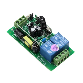 AC 85V 110V 220V 250 V 10A 2CH RF Wireless Remote Control Switch System Receiver +4 Transmitter Learning LED Home Switch System