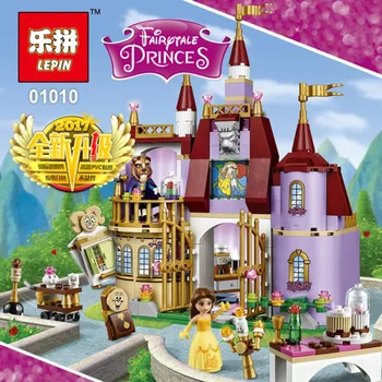 379pcs Lepin 01010 Princess Cinderella Castle Palace Girl Friends Building Blocks Bricks Toy For Children