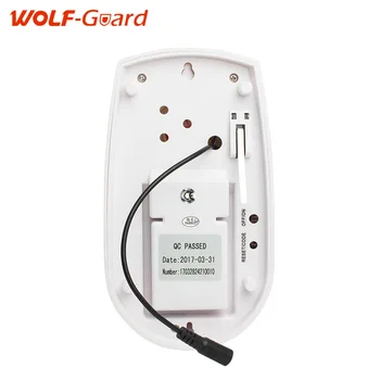 Wolf-Guard Wireless 110dB High-Decibel Outdoor Strobe Siren Alarm with Falsh light Sound integrate Alarm sensor