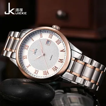 FOTINA Top Brand JK Watch Men Casual Fashion Full Stainless Wristwatch Waterproof Luxury Gold Business Watch Men Clock Reloj