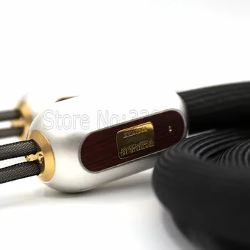 Free DHL Shipping 2.5m Kharma Speaker Cable Kharma Enigma Extreme Signature Top loundspeaker cable with spade plug