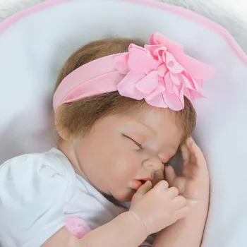 NPK brand princess girl doll reborn soft silicone baby born dolls cotton body with pacifier child doll gift bebe real bonecas