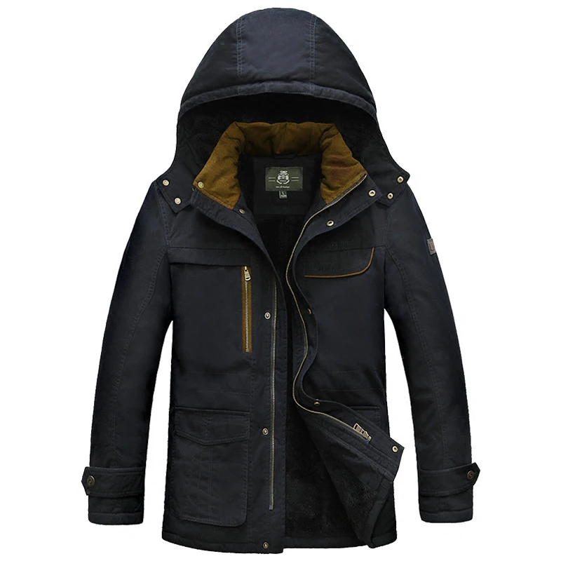 Winter jacket men New 2017 Original Brand Warm Thick Military Leisure Men's Jackets Size M-5XL 968