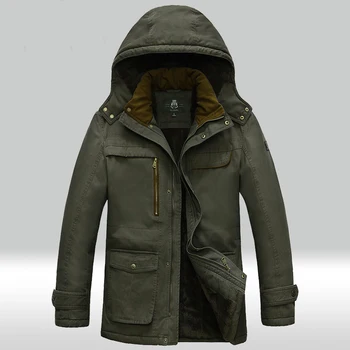 Winter jacket men New 2017 Original Brand Warm Thick Military Leisure Men's Jackets Size M-5XL 968