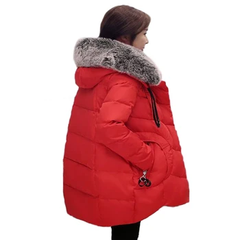 HIJKLNI Abrigo Mujer Invierno Larger Sizes Women's Winter jacket Fur Jacket Dames Jassen Winter 2016 Women Coat JX107