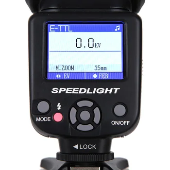 TRIOPO TR-985C E-TTL Flash High Speed Sync 1/8000s TFT Colour Display Speedlite for Canon EOS 5D Mark III 60D 7D Digital SLR