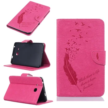 For Samsung Galaxy Tab A 7.0 T280 Case With Closure Button Cards Slot SM-T285 T285 7'' Stand Smart Cover Auto Sleep Wake-up