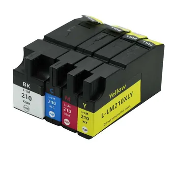4PK Compatible Ink Cartridge For Lexmark 210xl L-LM210XLBK/C/Y/M For Lexmark OfficeEdge Pro4000c Pro4000 Pro5500 Pro5500t