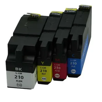 4PK Compatible Ink Cartridge For Lexmark 210xl L-LM210XLBK/C/Y/M For Lexmark OfficeEdge Pro4000c Pro4000 Pro5500 Pro5500t
