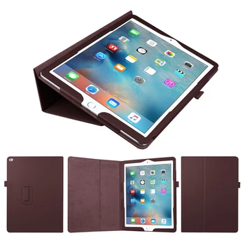 For Apple iPad Pro 12.9 lychee pattern pu leather case ,for ipad pro PU Leather protective cover