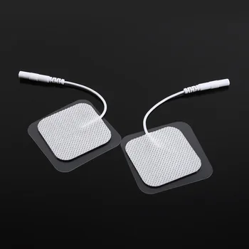 Hot 20Pcs 4x4cm Replacement Self-Adhesive Digital Therapy Massage Electrode Pads for Massagers Non-woven Fabric Electrode Pads