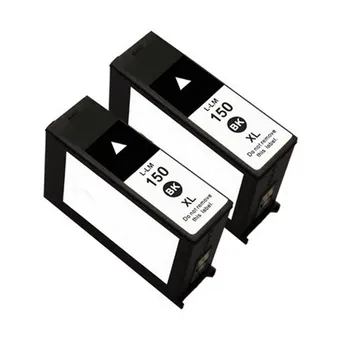 2PK Black Compatible Ink Cartridge For Lexmark 150XL S315 S415 S515 Pro715 Pro915 Inkjet Printer Fullfill Ink