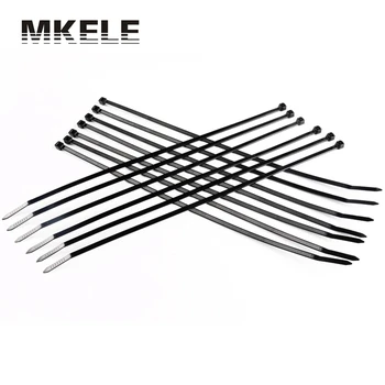 5*300mm Self-Locking Nylon Cable Plastic Ties Strapping Straps 250Pcs/Pack Zip Loop For Wires Tidy Black