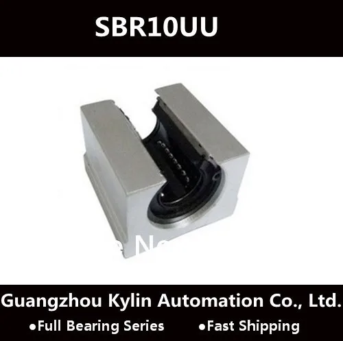 Price! 4 pcs SBR10UU Linear Bearing 10mm Open Linear Bearing Slide block , 10mm CNC Router linear slide