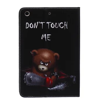 Brown bear pattern PU Leather Flip Case for Apple iPad air1 2 iPad mini1 2 3 iPad 2 3 4 pro 12.9 
