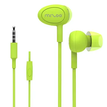 MIZOO Original Earphone Heavy Bass Headphones G10 Noise Canceling Headset Wired HiFi Earbuds For Phone MP3 With Mic 2pieces/lot