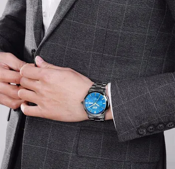 BOSCK Top Brand Wrist Watch Men Waterproof Watches Shockproof Horloge Mannen Auto Week Date Calendar Relogio Quartz Saat Man
