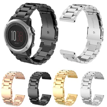 Watch band 26mm Stailess Steel Bracelet Strap Watch Band For Garmin Fenix 3 Fashion luxury 2016