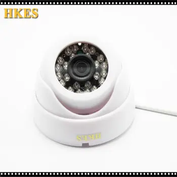 HKES 2pcs HD 1080P 2MP 24pcs Leds IP Camera ONVIF IR CUT Night Vision P2P Plug and Play IR Dome Cam Indoor NVSIP