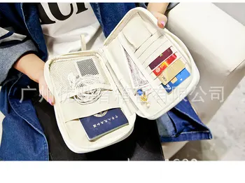 New Fashion Unisex Multifunction Passport Bag Package of Documents and Bills Travel Holder Bags Colors Vary G0305