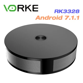 NEW VORKE Z2 Android 7.1.1 RK3328 4K HDR Smart TV Box Kodi 17.1 Netflix 2G/16G 802.11AC WIFI LAN VP9 USB 3.0 Bluetooth 4.1