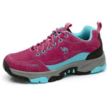 260338/Outdoor Hiking shoes women Breathable Anti-skid Windproof pink gray Trend Sports Sneakers
