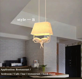 Pendant Lights New The bird bedroom lamp LED pendant lights Top novelty Indoor Lights birdcage light In 2017 the new style