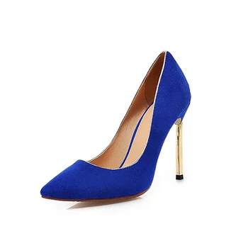 Big Size 11 12 Spring/Autumn Sexy Pointed Toe Shallow Casual Thin Heels Women's Shoes Extreme High Heels Pumps Woman For Women