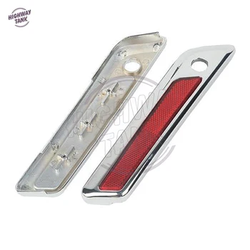 Chrome Motorcycle Saddle Bag Hinge Latch Covers case for Harley Touring Street Glide FLHT 2016 2017