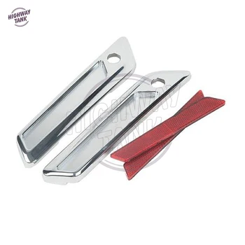 Chrome Motorcycle Saddle Bag Hinge Latch Covers case for Harley Touring Street Glide FLHT 2016 2017