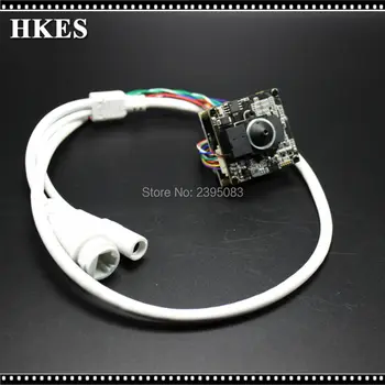 HKES Wholesale 12pcs/lot IP Cam POE IP Mini Surveillance Camera Module with 3.7mm lens